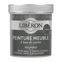 Peinture pour meuble, objet et porte, mat profond, Caséine, cendre 0,5L - LIBERON
